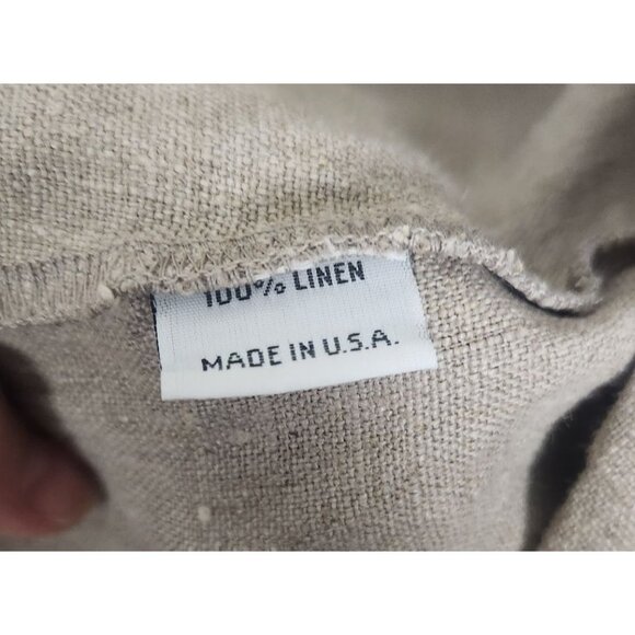 Bryn Walker Women's Sz. M Linen Eliza Asym Front Buttons Jacket Tan NWT - Picture 5 of 7